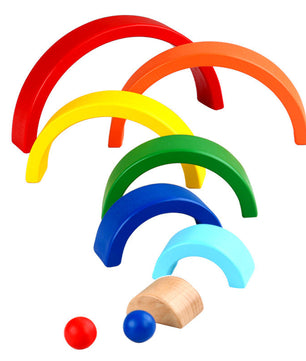 Arden Lane Wooden Rainbow Stackers