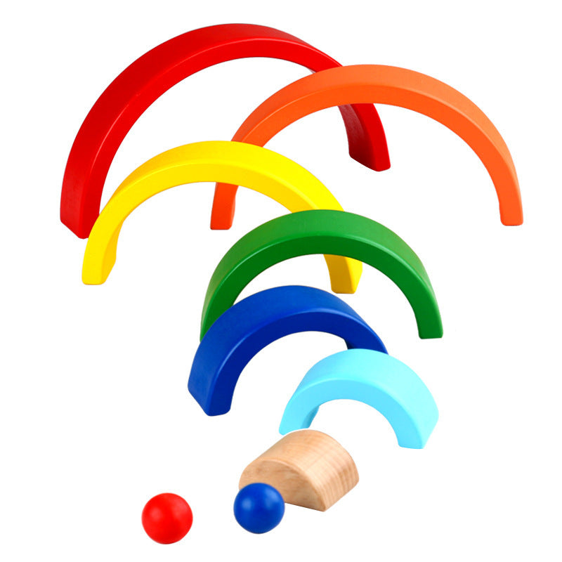 Arden Lane Wooden Rainbow Stackers