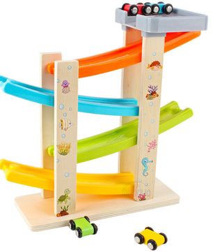 Wooden Race Track Car Ramp