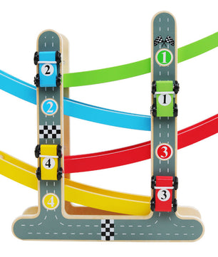 Wooden Race Track Car Ramp