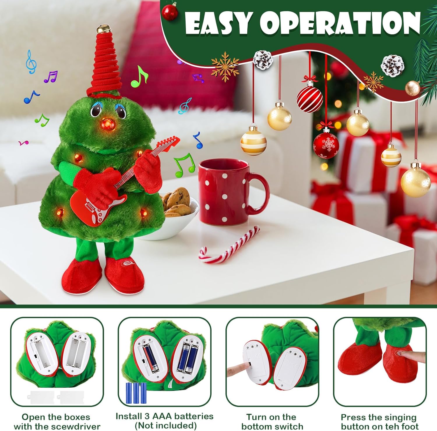 SINGING & DANCING CHRISTMAS TREE🌲49% OFF🎁