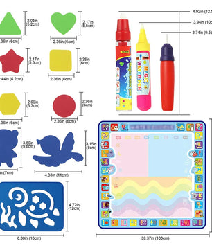 Arden Lane Water Drawing Doodle Mat
