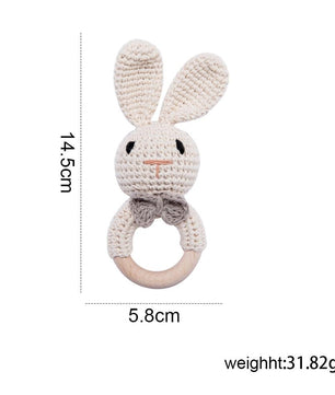 Crochet Baby Teether And Rattle