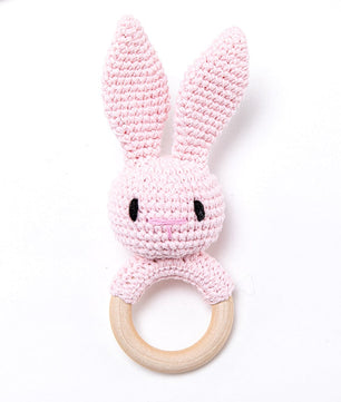 Crochet Baby Teether And Rattle