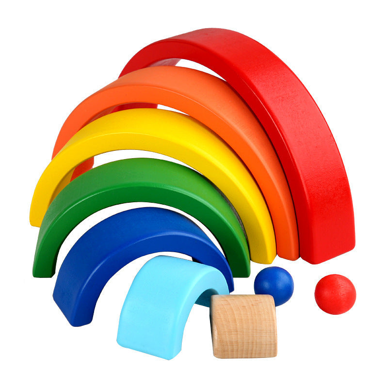 Arden Lane Wooden Rainbow Stackers