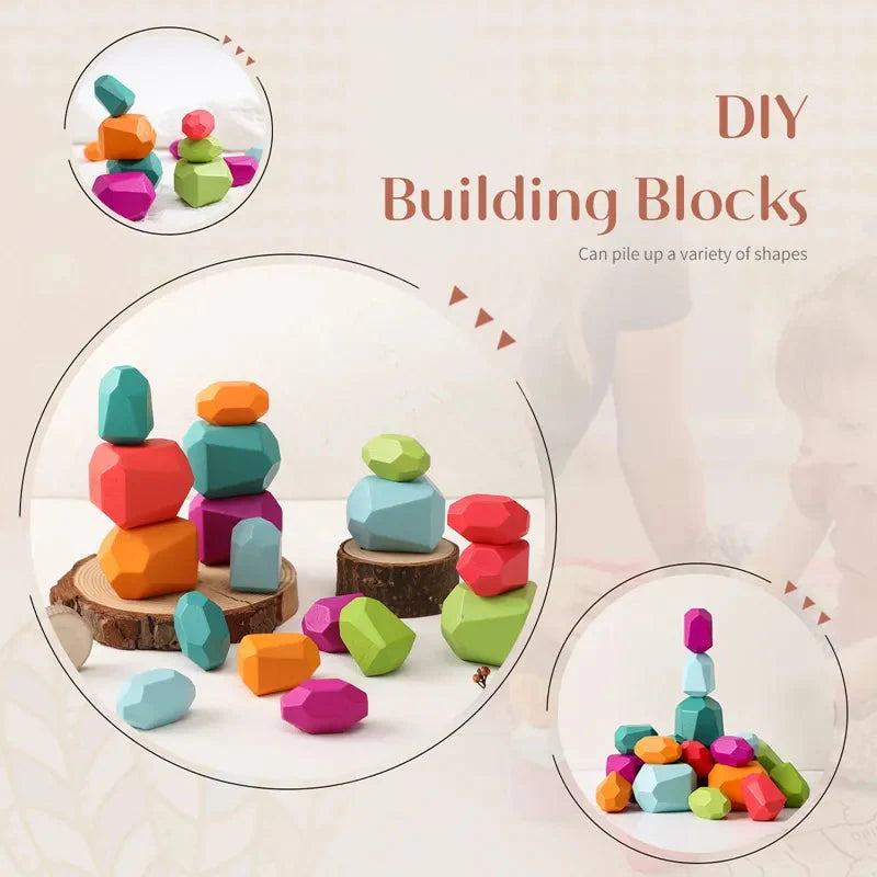 Arden Lane DIY Wooden Stacking Stones