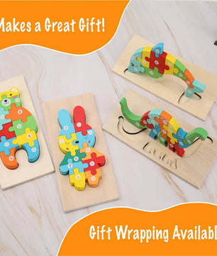 Arden Lane Wooden Puzzles (Pack of 4)