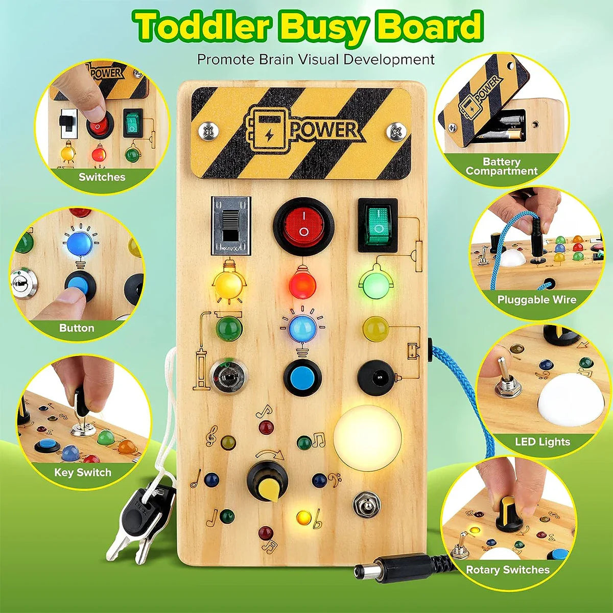 Arden Lane Switch Board Sensory Toy