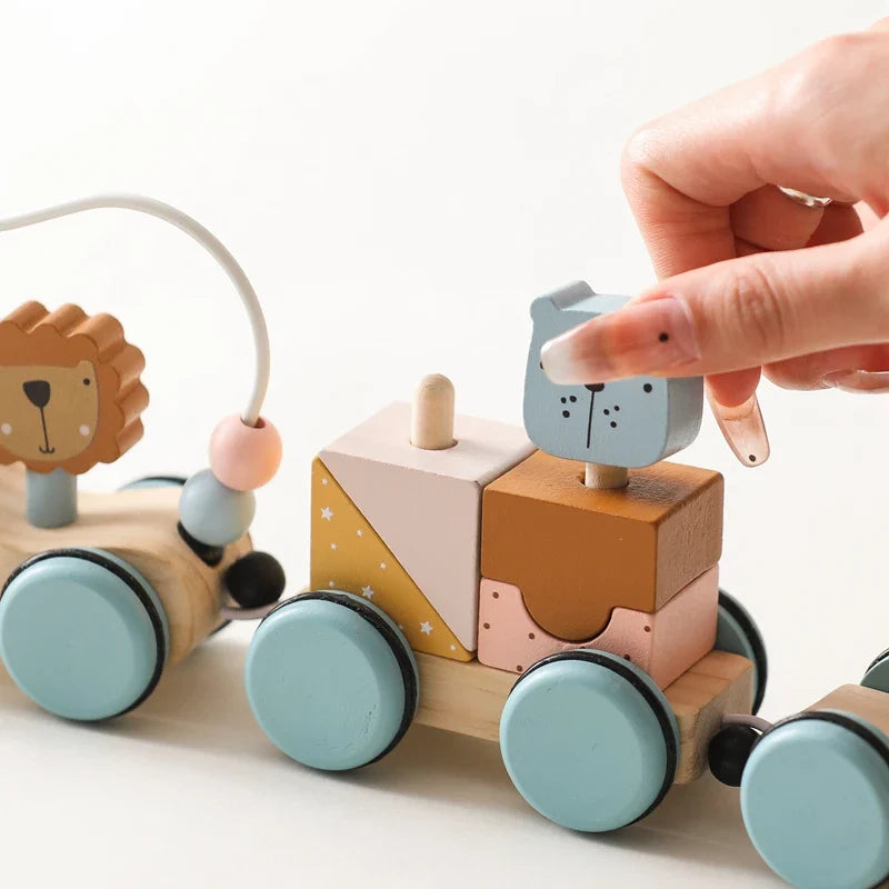 Arden Lane Wooden Baby Dragging Car