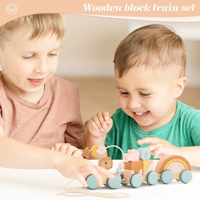 Arden Lane Wooden Baby Dragging Car