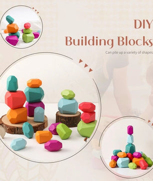Arden Lane DIY Wooden Stacking Stones