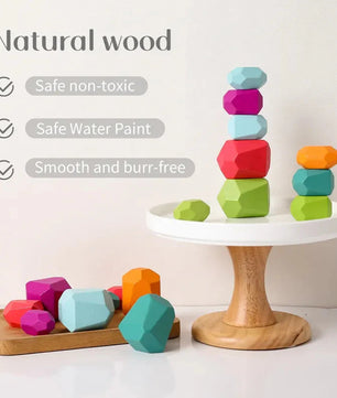 Arden Lane DIY Wooden Stacking Stones