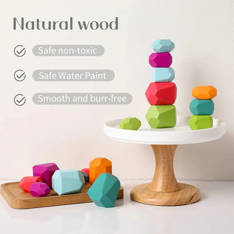 Arden Lane DIY Wooden Stacking Stones