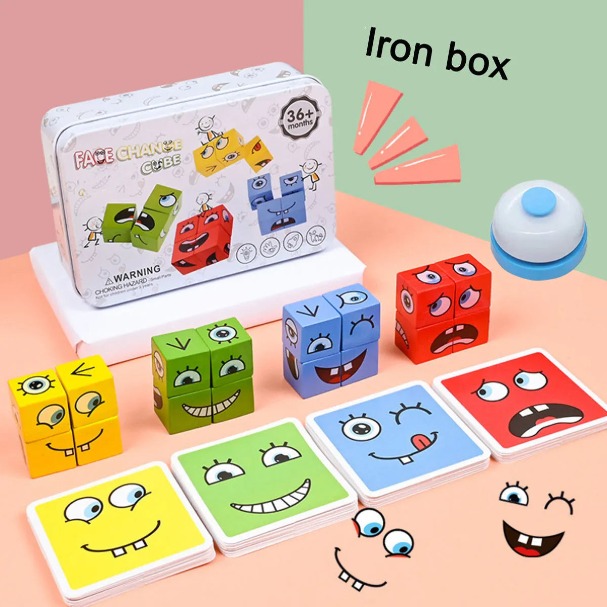 Arden Lane Wooden Cube Face Changing Building Blocks