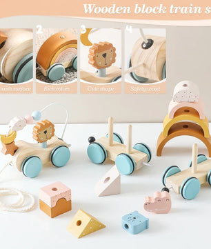 Arden Lane Wooden Baby Dragging Car