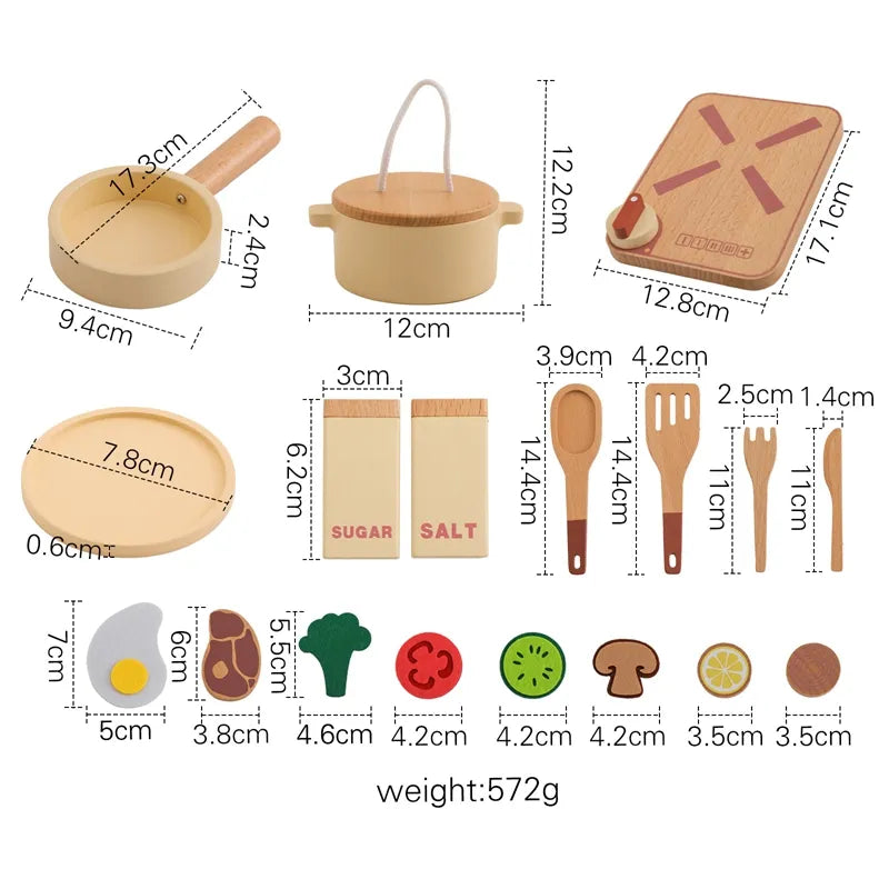 Arden Lane Wooden Kitchen Playset