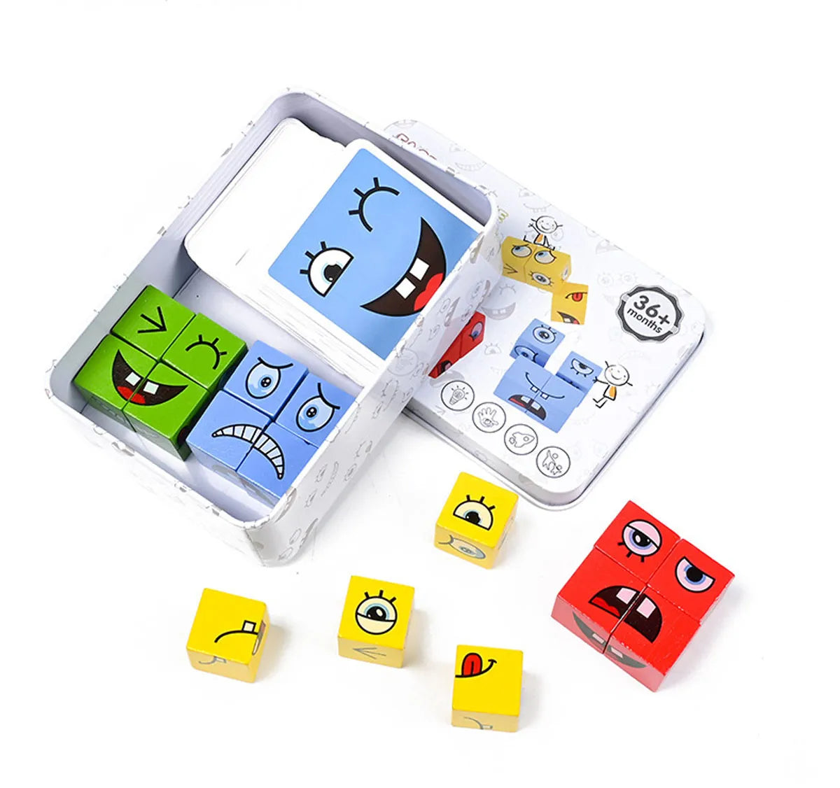 Arden Lane Wooden Cube Face Changing Building Blocks