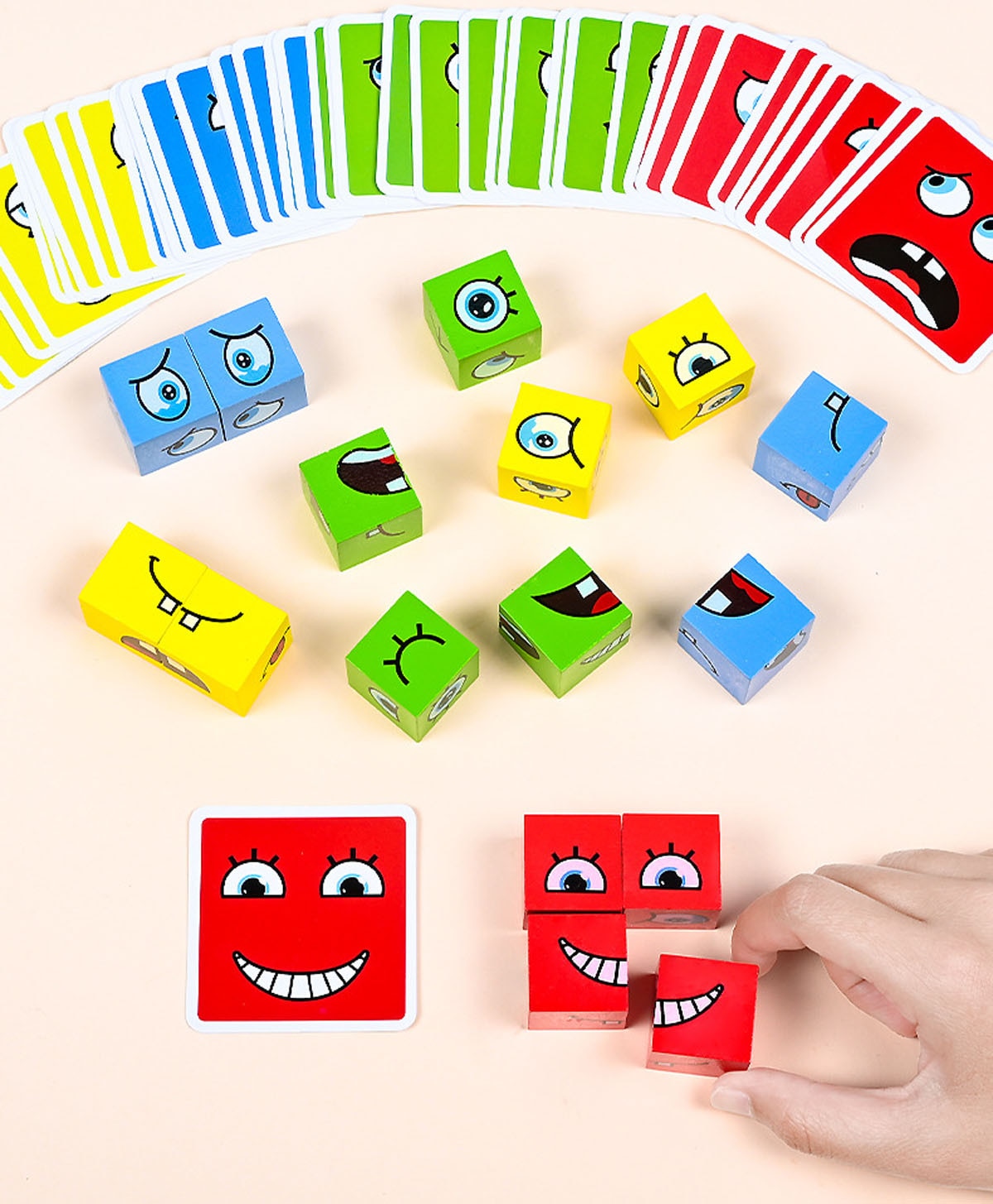 Arden Lane Wooden Cube Face Changing Building Blocks