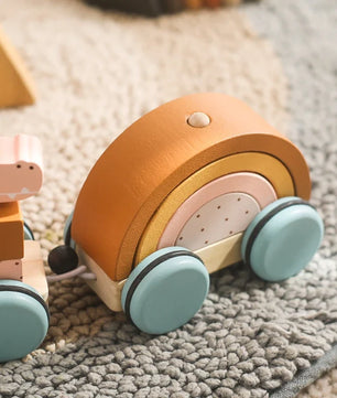 Arden Lane Wooden Baby Dragging Car
