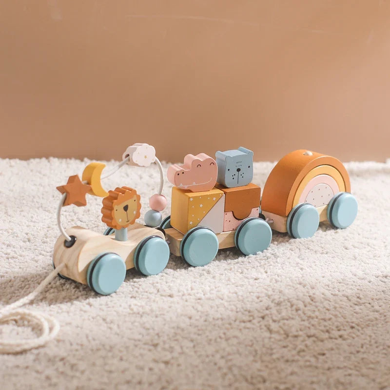 Arden Lane Wooden Baby Dragging Car