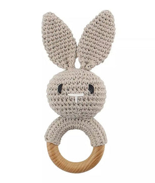 Crochet Baby Teether And Rattle