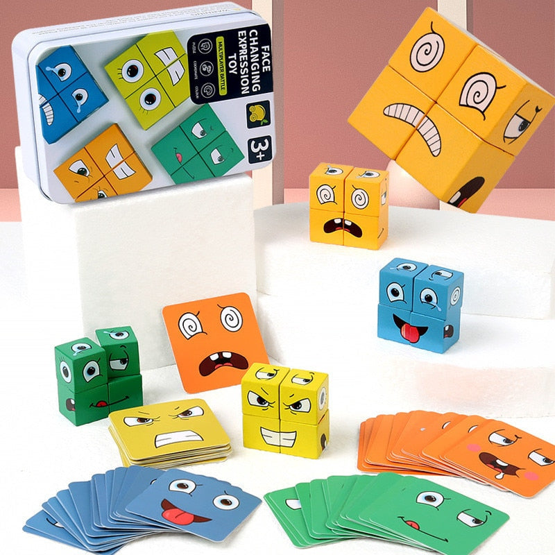 Arden Lane Wooden Cube Face Changing Building Blocks
