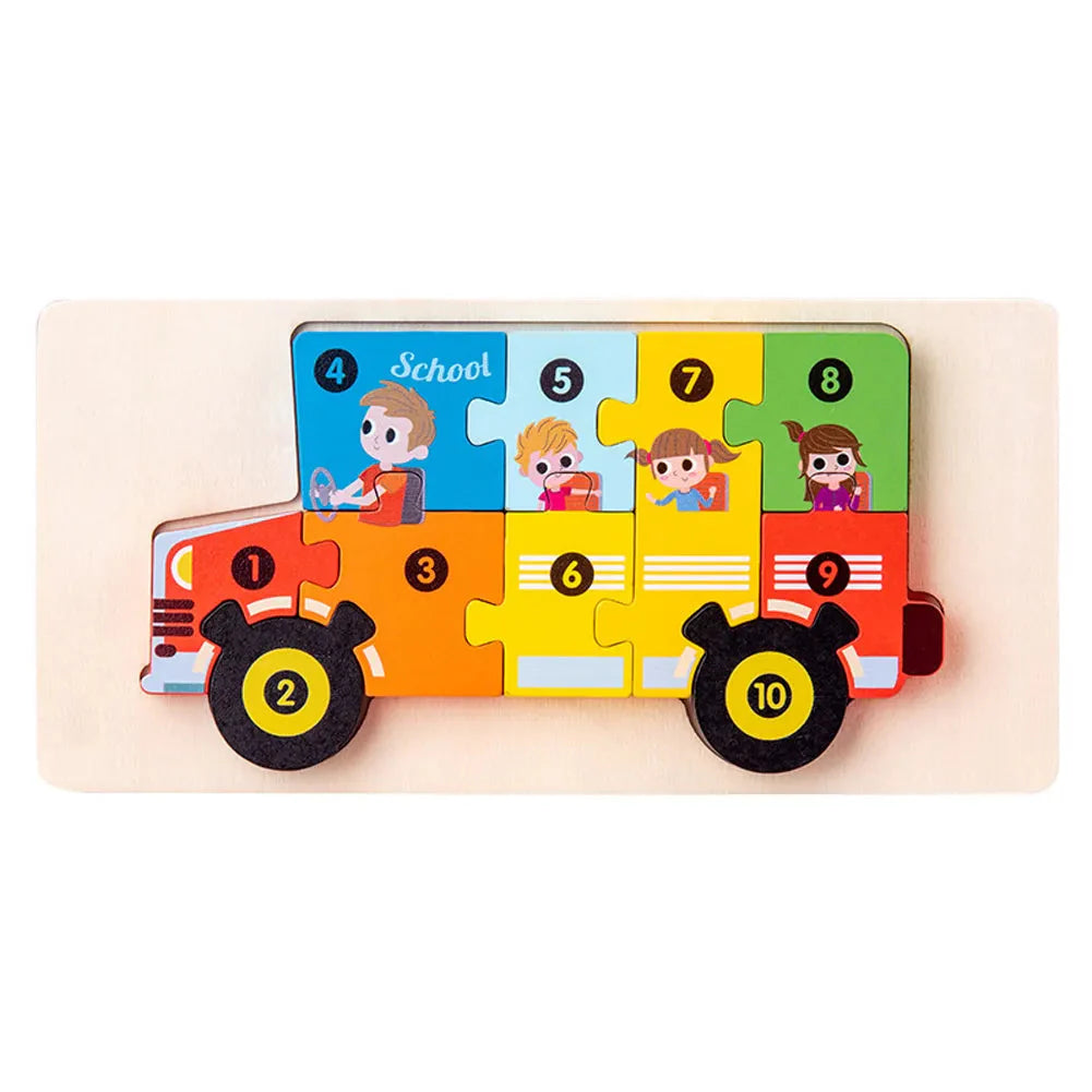 Arden Lane Wooden Puzzles (Pack of 4)