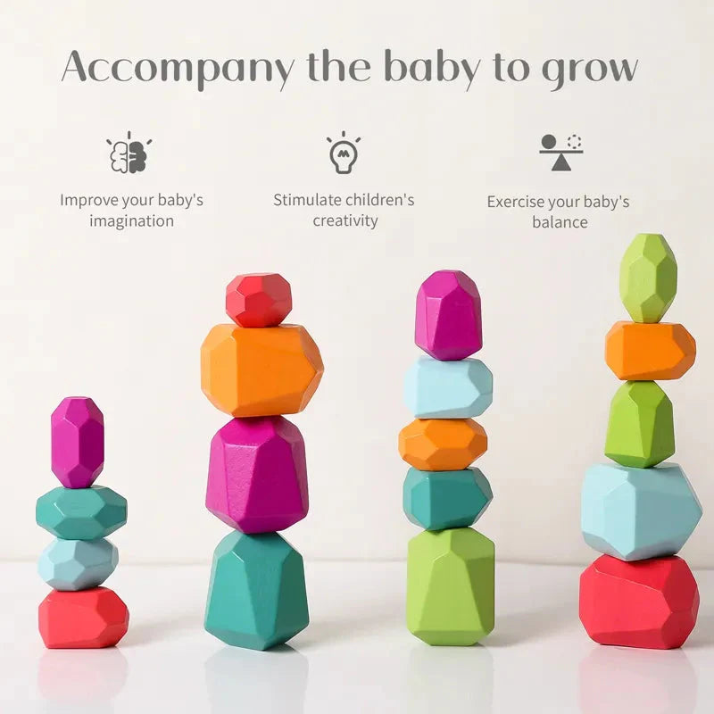 Arden Lane DIY Wooden Stacking Stones