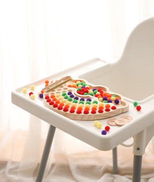 Arden Lane Rainbow Wooden Colour Sorting Sensory Board