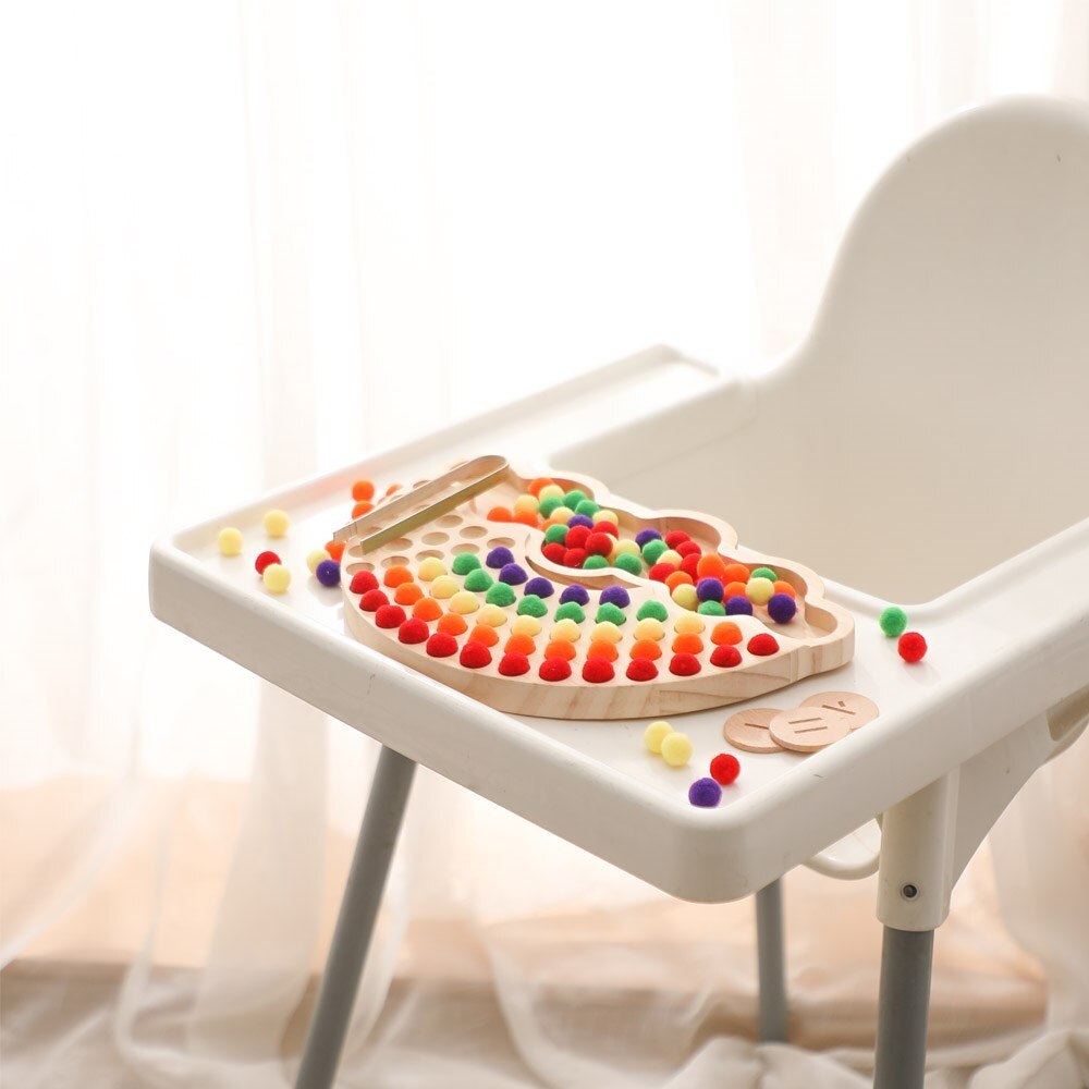 Arden Lane Rainbow Wooden Colour Sorting Sensory Board