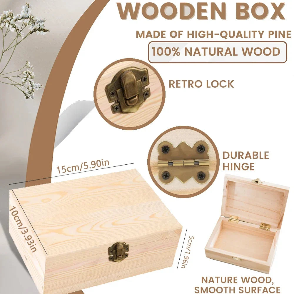 Personalised Baby Wooden Memory Box