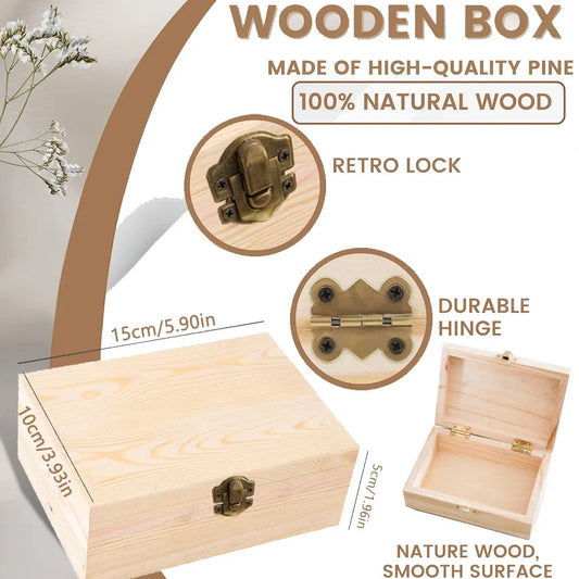 Personalised Baby Wooden Memory Box