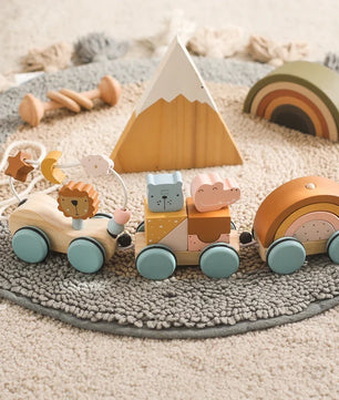 Arden Lane Wooden Baby Dragging Car