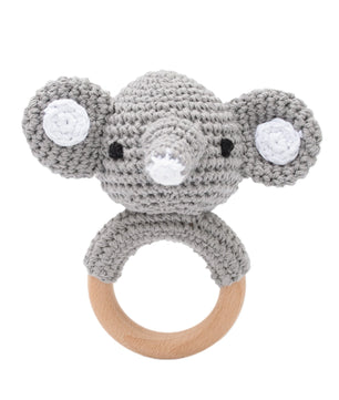Crochet Baby Teether And Rattle