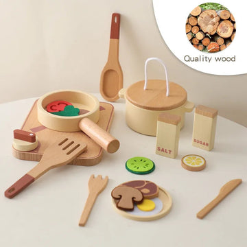 Wooden Kitchen Playset