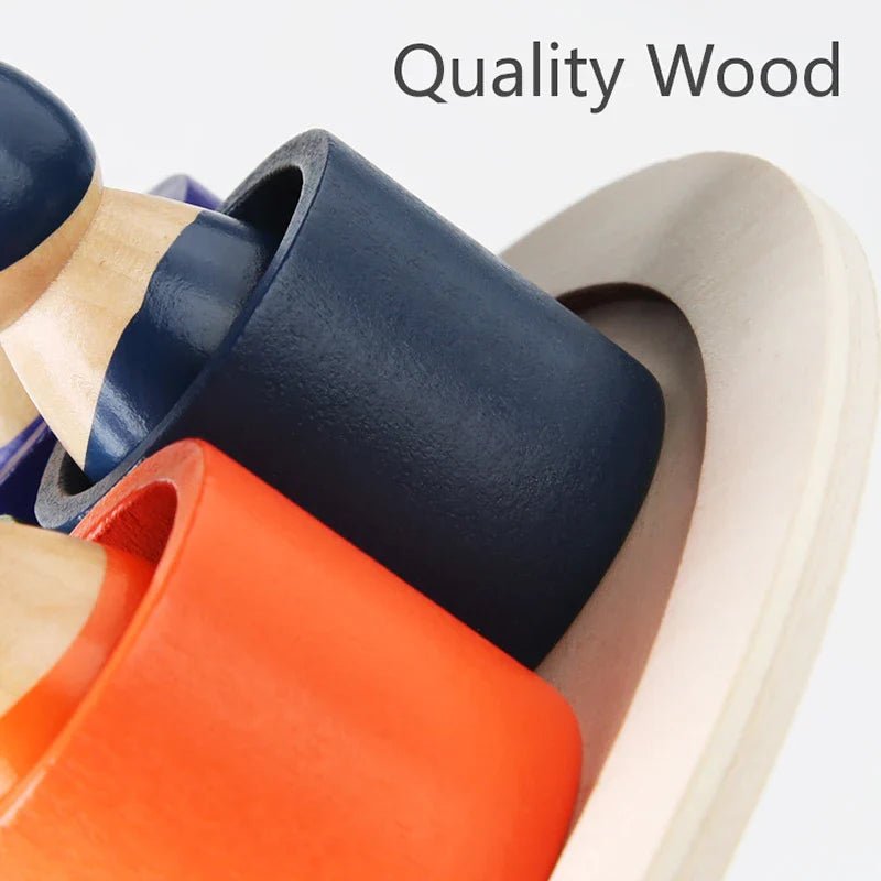 Arden Lane Wooden Rainbow Puzzle Toy