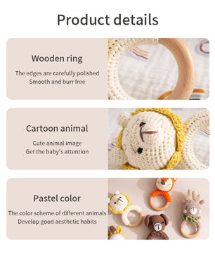 Crochet Baby Teether And Rattle