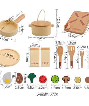 Arden Lane Wooden Kitchen Playset