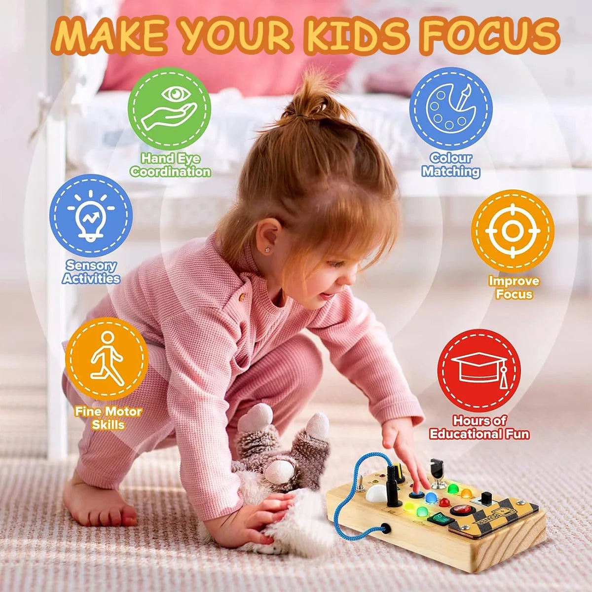 Arden Lane Switch Board Sensory Toy