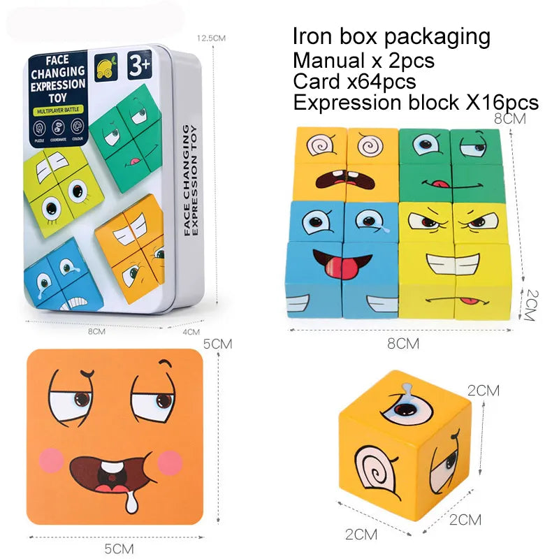 Arden Lane Wooden Cube Face Changing Building Blocks