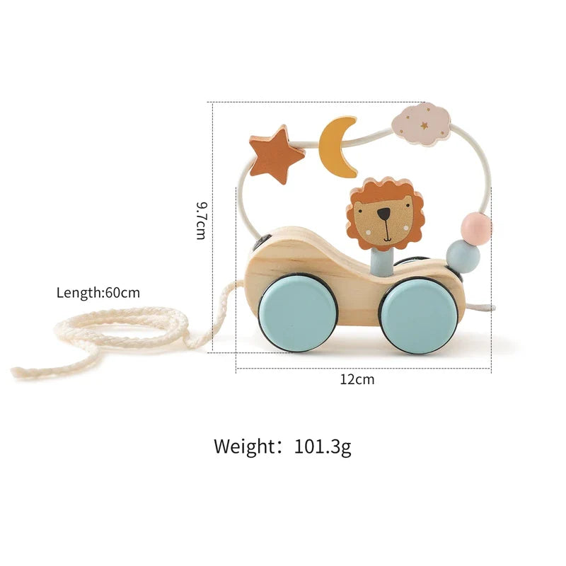 Arden Lane Wooden Baby Dragging Car