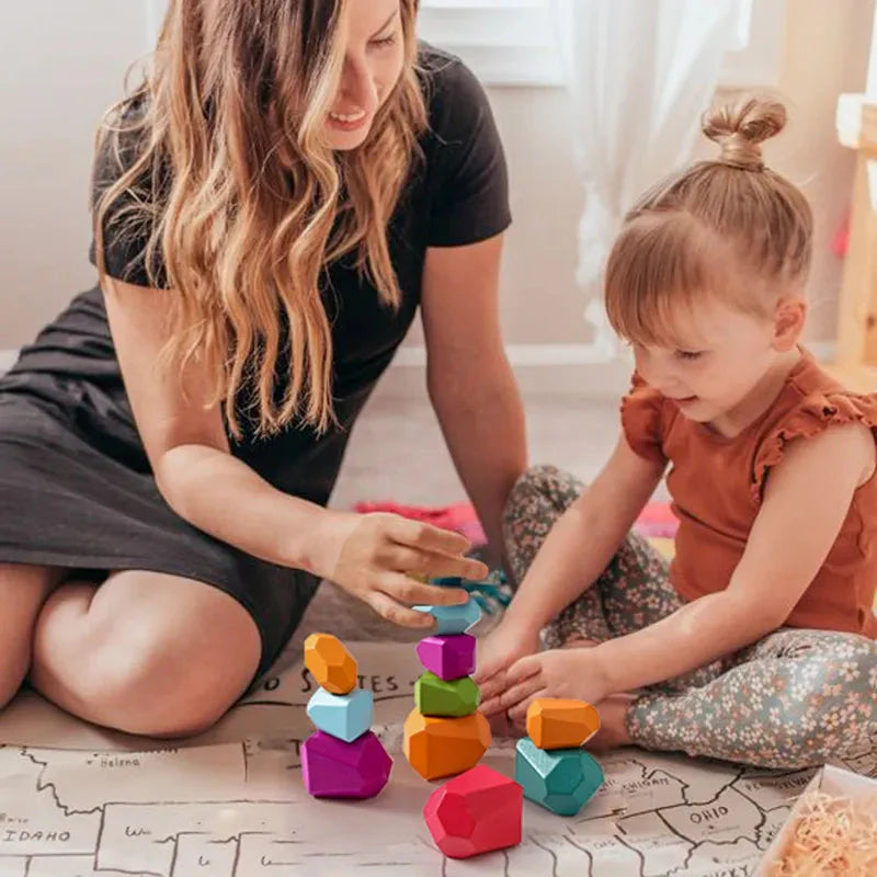 Arden Lane DIY Wooden Stacking Stones