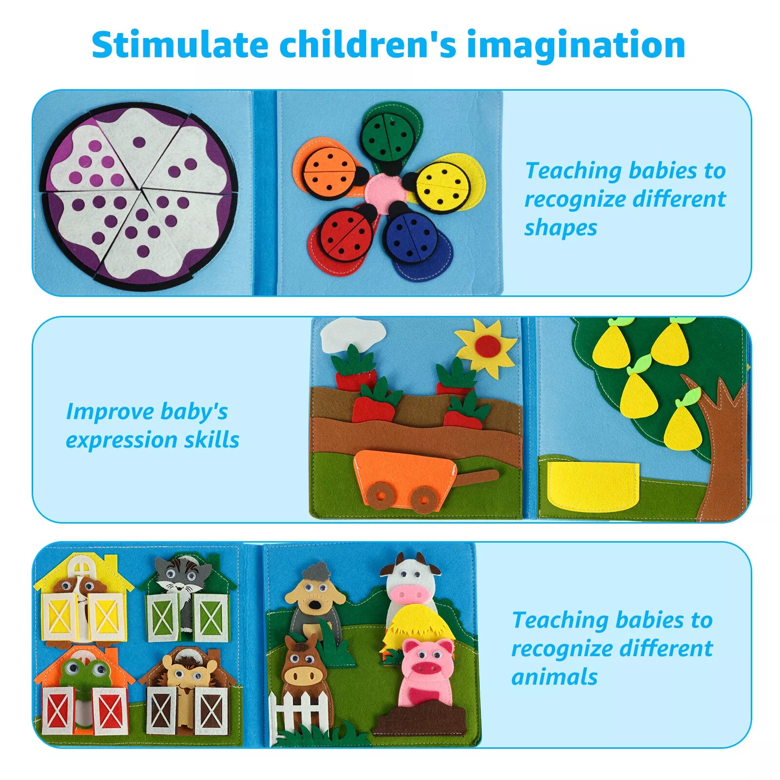 Arden Lane Farm Animals Busy Board